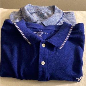 American Eagle polo shirts.